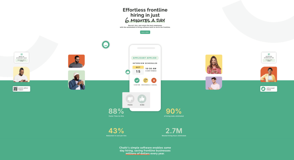 Chattr AI, frontline hiring software